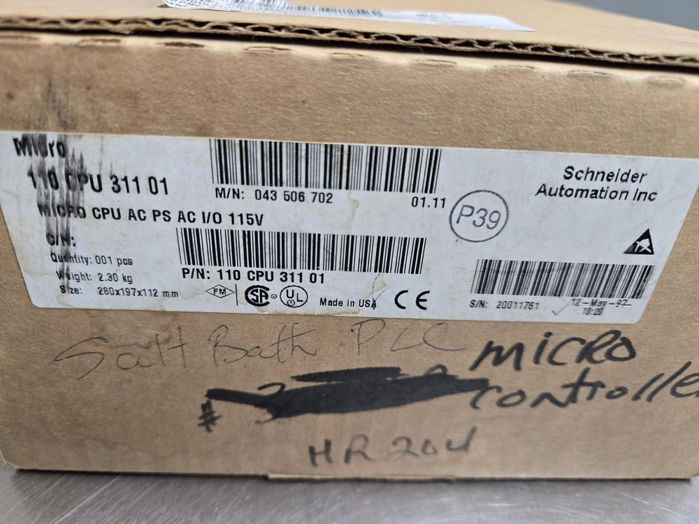 Modicon 110CPU31101 Micro PLC - 115V - Used