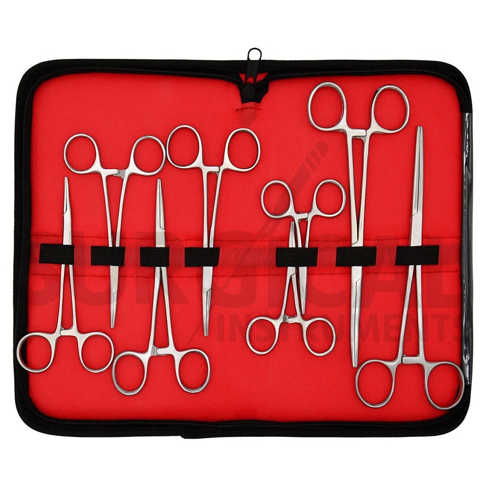 Ultimate Hemostat Set, 8 Pcs Ideal for hobby tool, electronics, KIT-4 German G