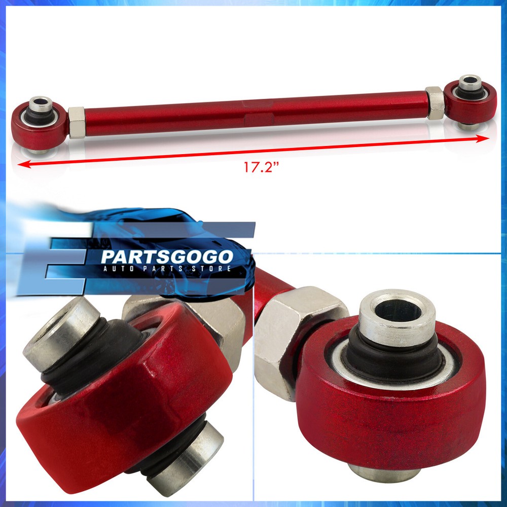 For 06-12 BMW 3-Series E82 E88 E90 E92 Rear Adjustable Control Toe Arms Kit Red