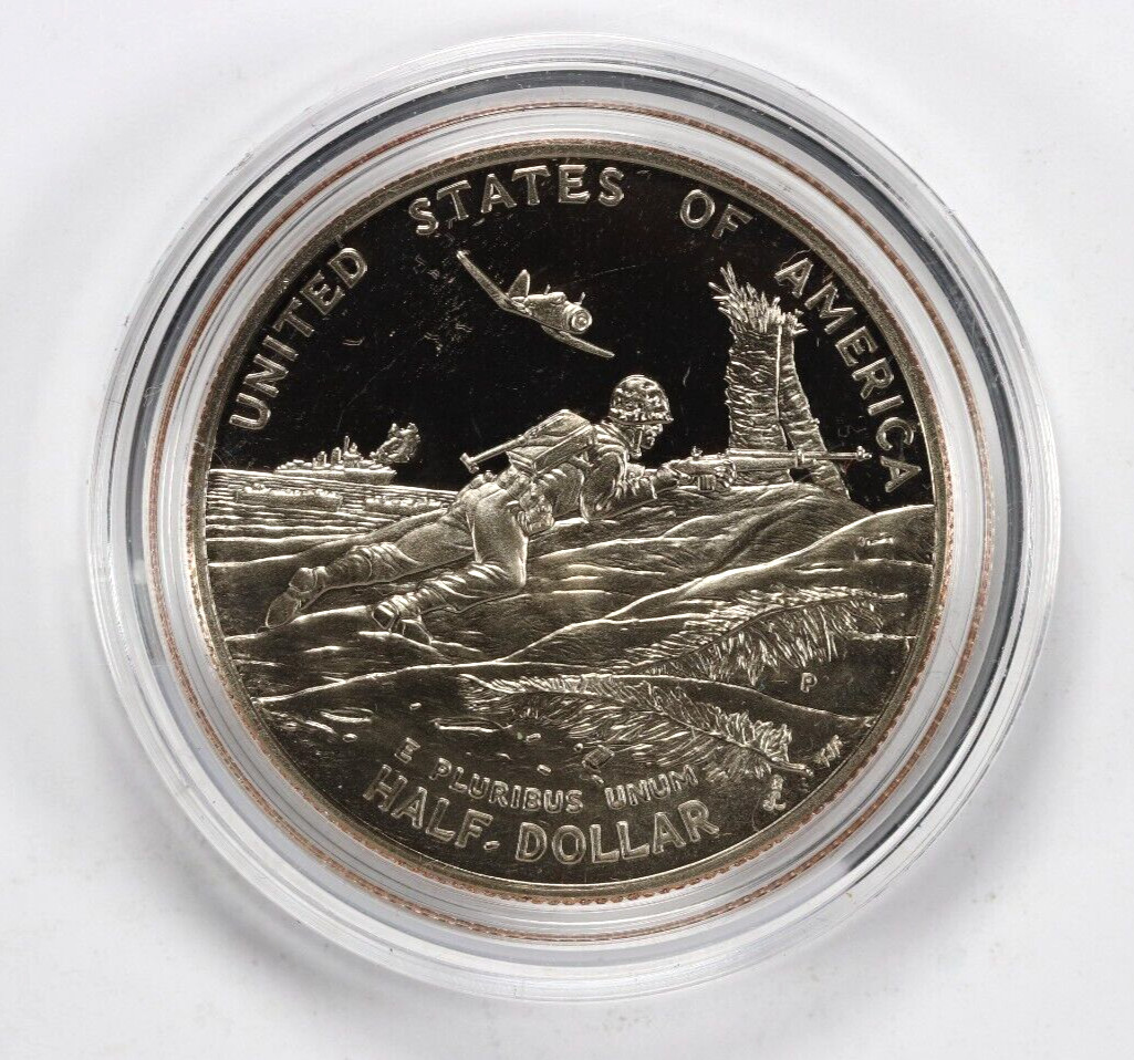 1993-P World War II Commemorative Proof Half Dollar