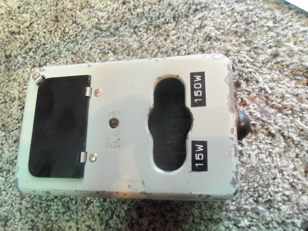 Bird 6154 Thruline Wattmeter Meter EMPTY FRONT CASE