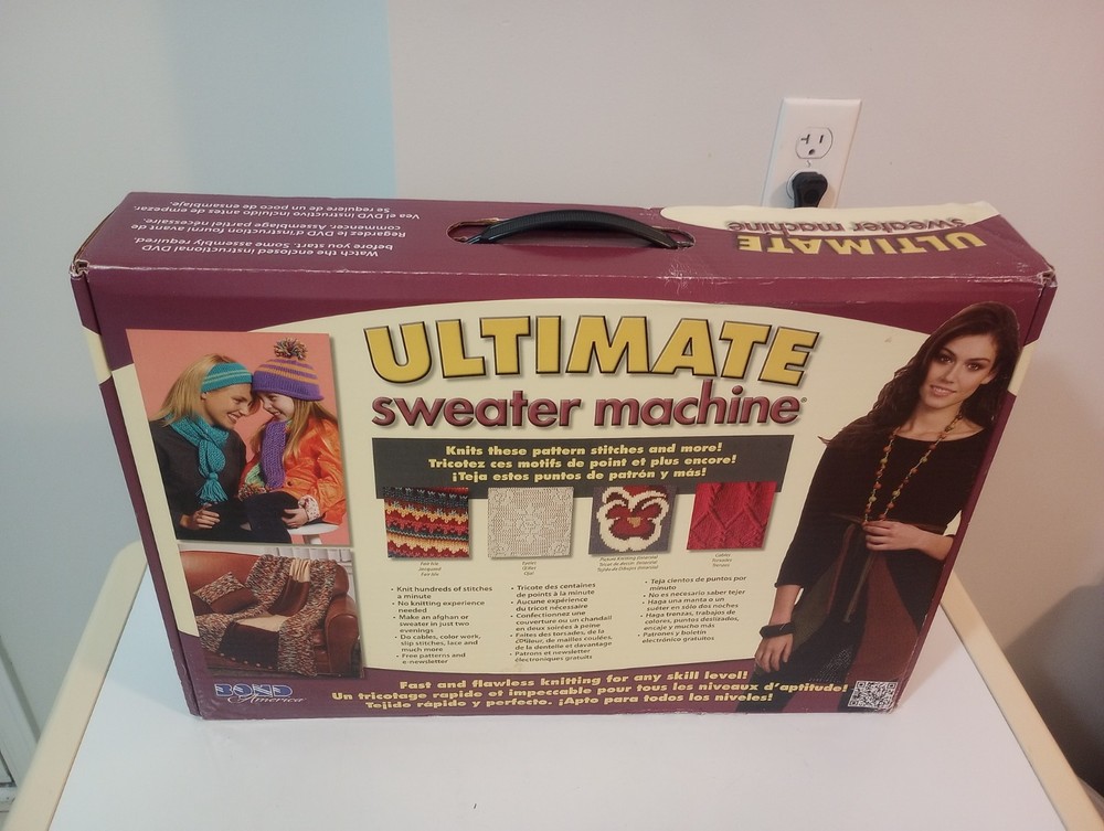 Ultimate Sweater Machine Knitting System Fast & Easy Knitting Preowned