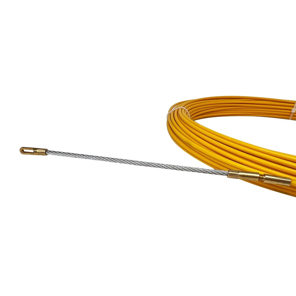 Fiberglass Running Cable Puller Fish Tape Pull Push Wire Puller Wire Cable Ru...