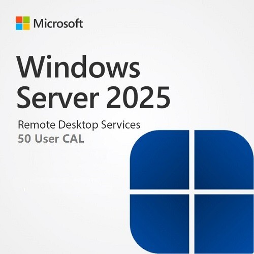MICROSOFT WINDOWS SERVER 2025 RDS 50 CAL NEW Factory Sealed