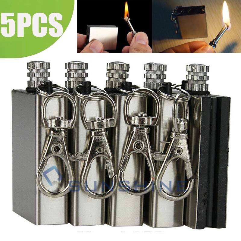 5x Waterproof Permanent Match Lighter, Endless Match, Survival Camp Fire Starter