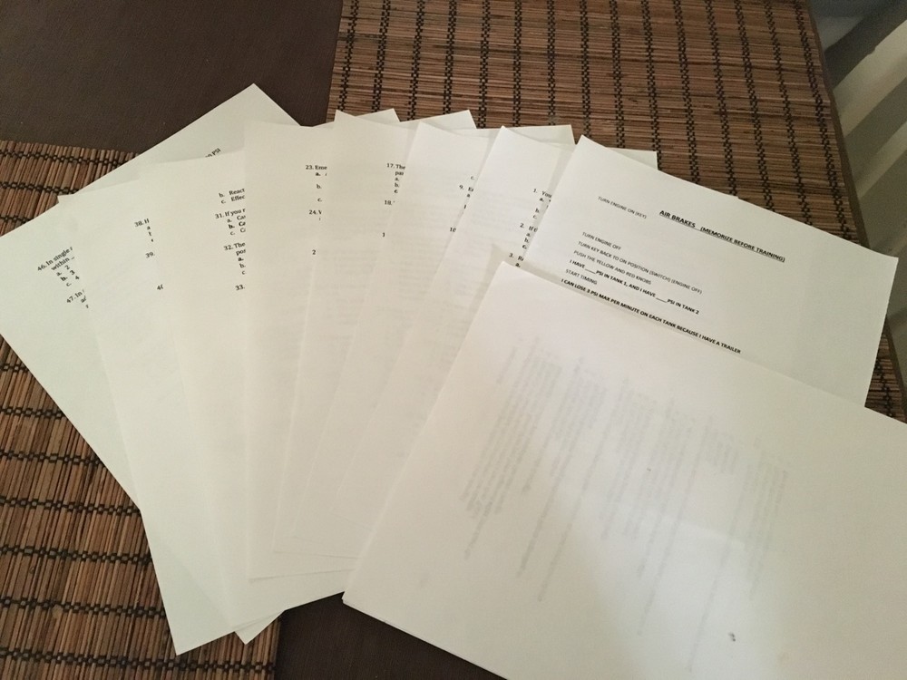 Cdl Questions and Answers Practice Test