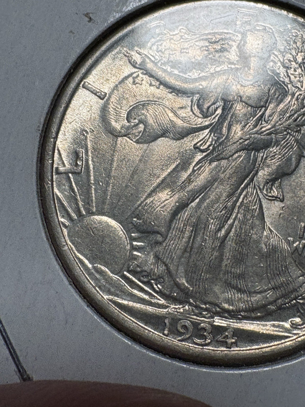 1934D Walking Liberty Half Dollar 50c US Silver Coin XF