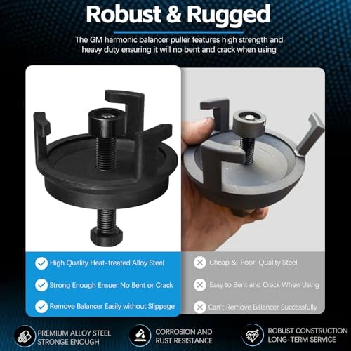 For GM 25264 Harmonic Balancer Puller and LS Harmonic Balancer Installation