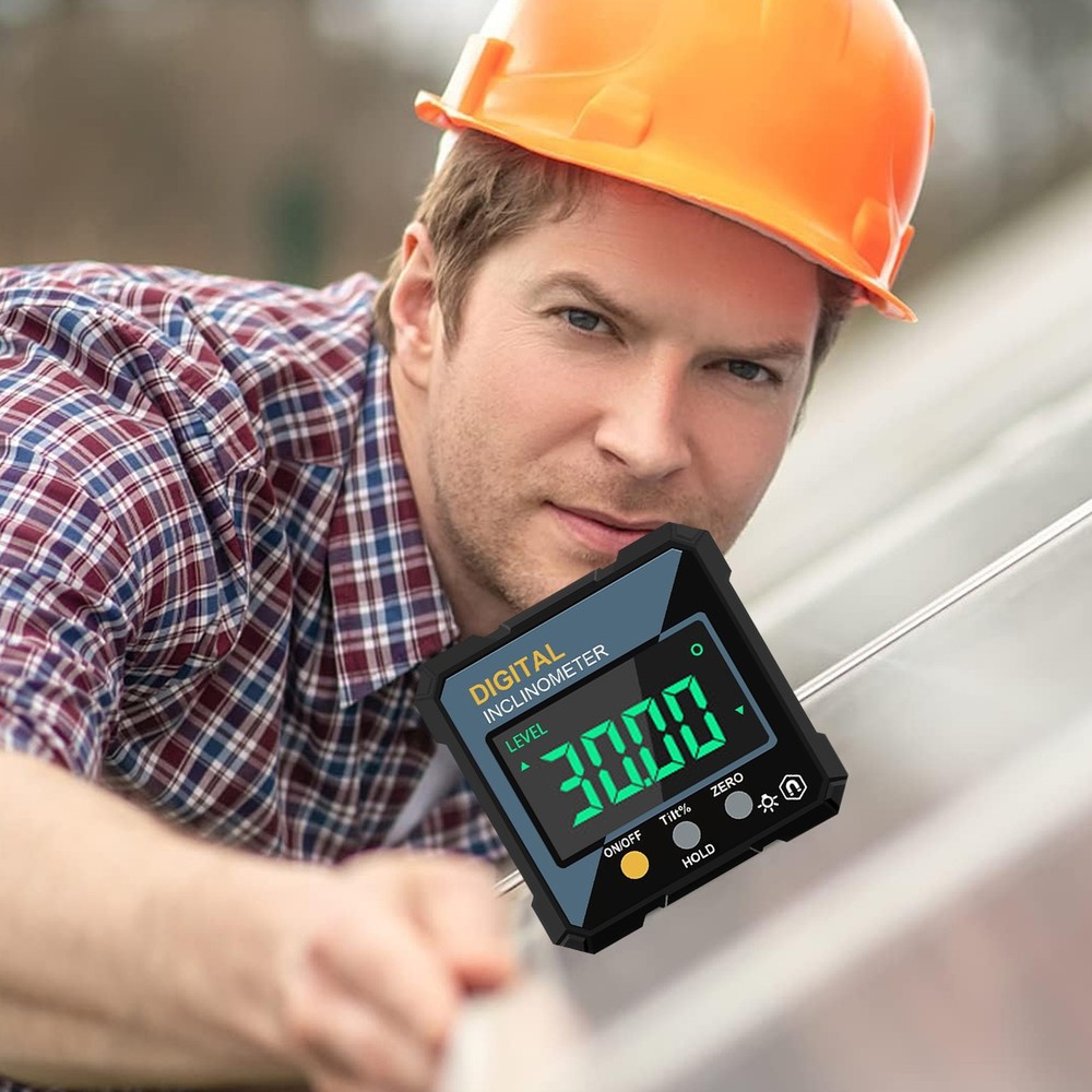 Digital Angle Gauge Magnetic Digital Angle Measuring Tool LED