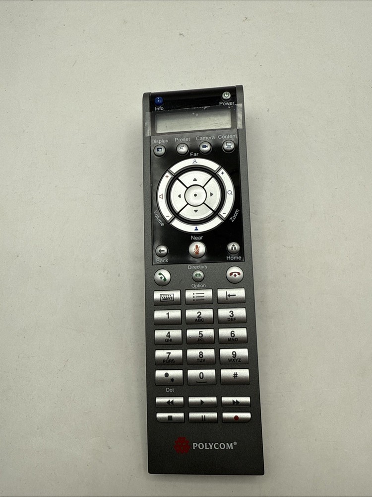 Polycom HDX Series Video Conference Remote Control 71 -0760-03000