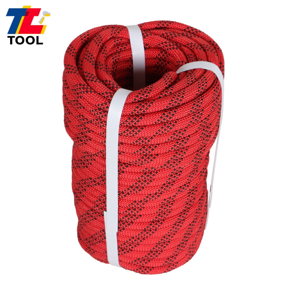 3520Lbs 3/8" × 100' Braid Polyester Rope Arborist Tree Rope High Strong