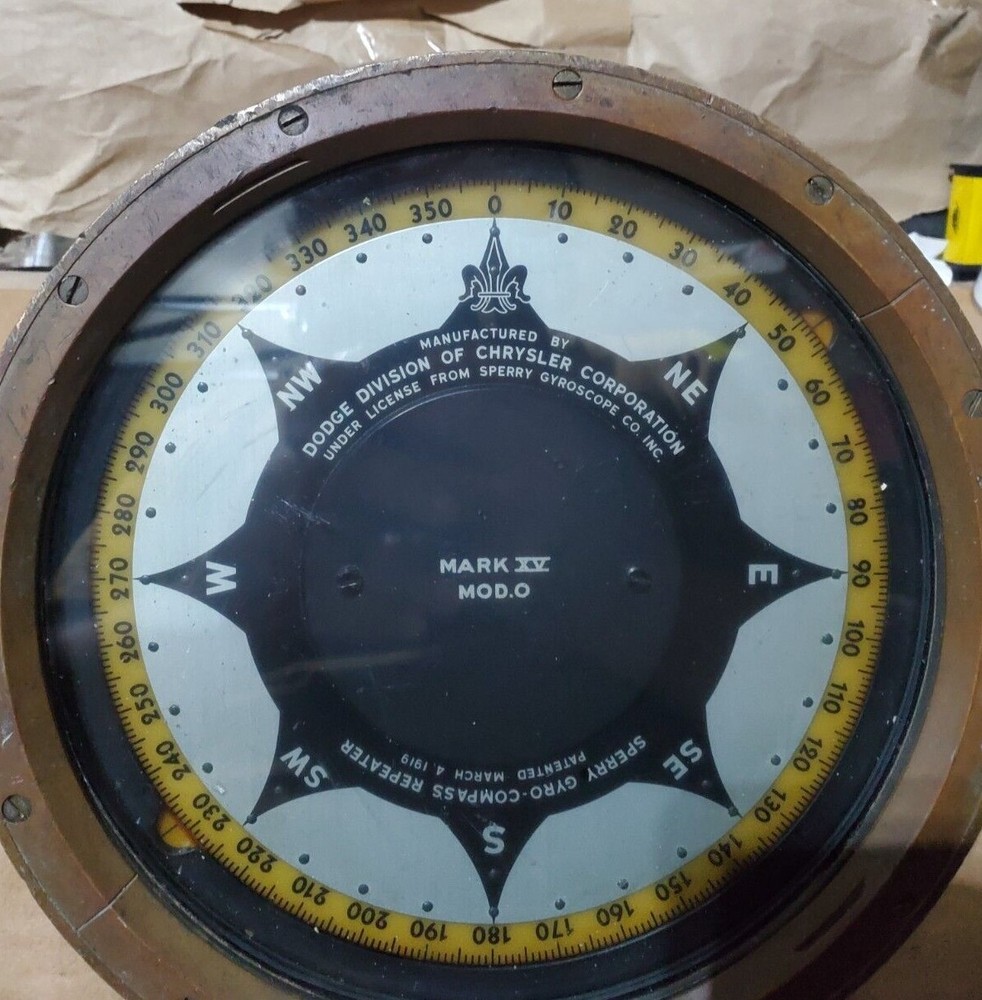 Sperry Gyro-Compass Repeater Mark XV Mod 0