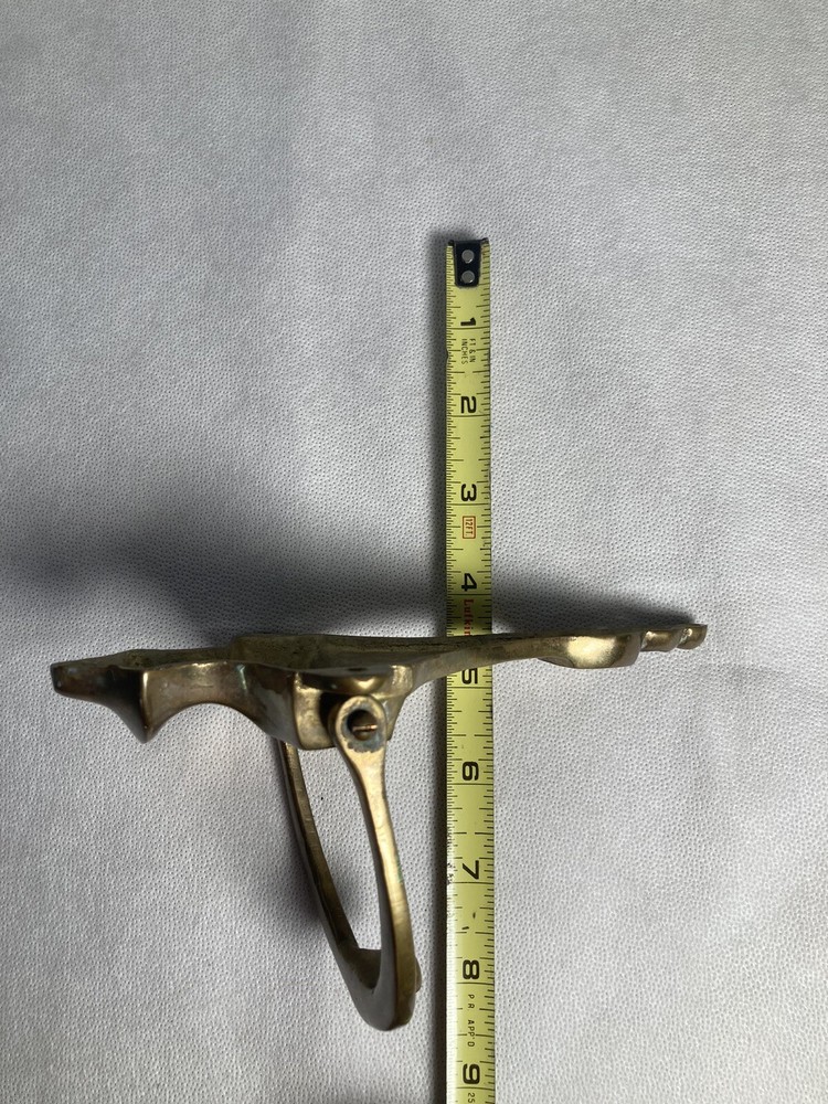Vintage Heavy Solid Brass Door Knocker Classic Design 7” X 4”