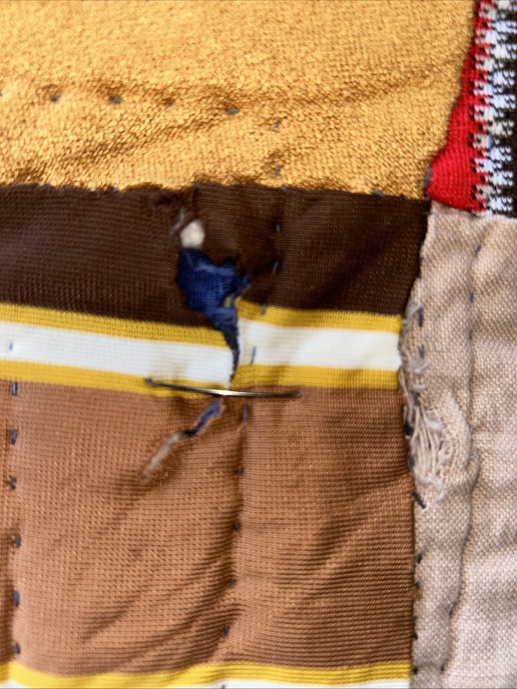 Hand Stitched Quilt 60” X 80”