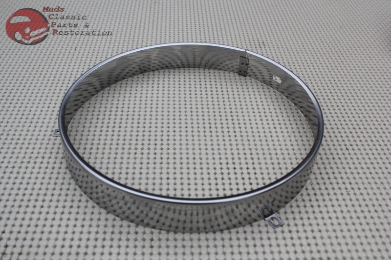7" Headlight Headlamp Bulb Retaining Retainer Trim Ring Set GM Chevy Oldsmobile