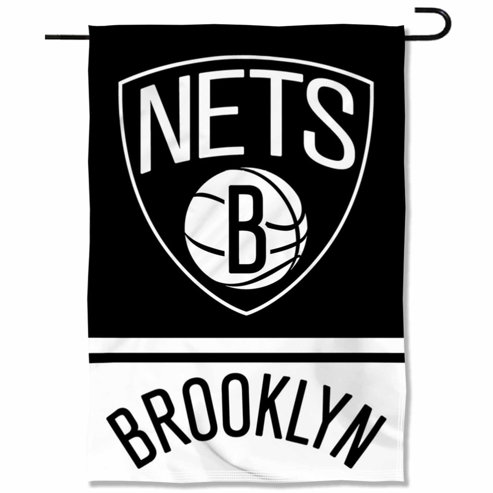 Brooklyn Nets Double Sided Garden Flag