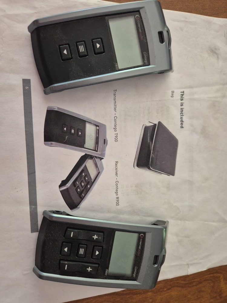 Conntego T900 Transmitter & R900 Receiver Tour Guide System + Neck Loop – Untest