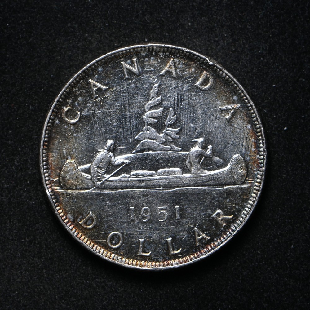 1951 Canada Silver Dollar BU++ (cn16974)