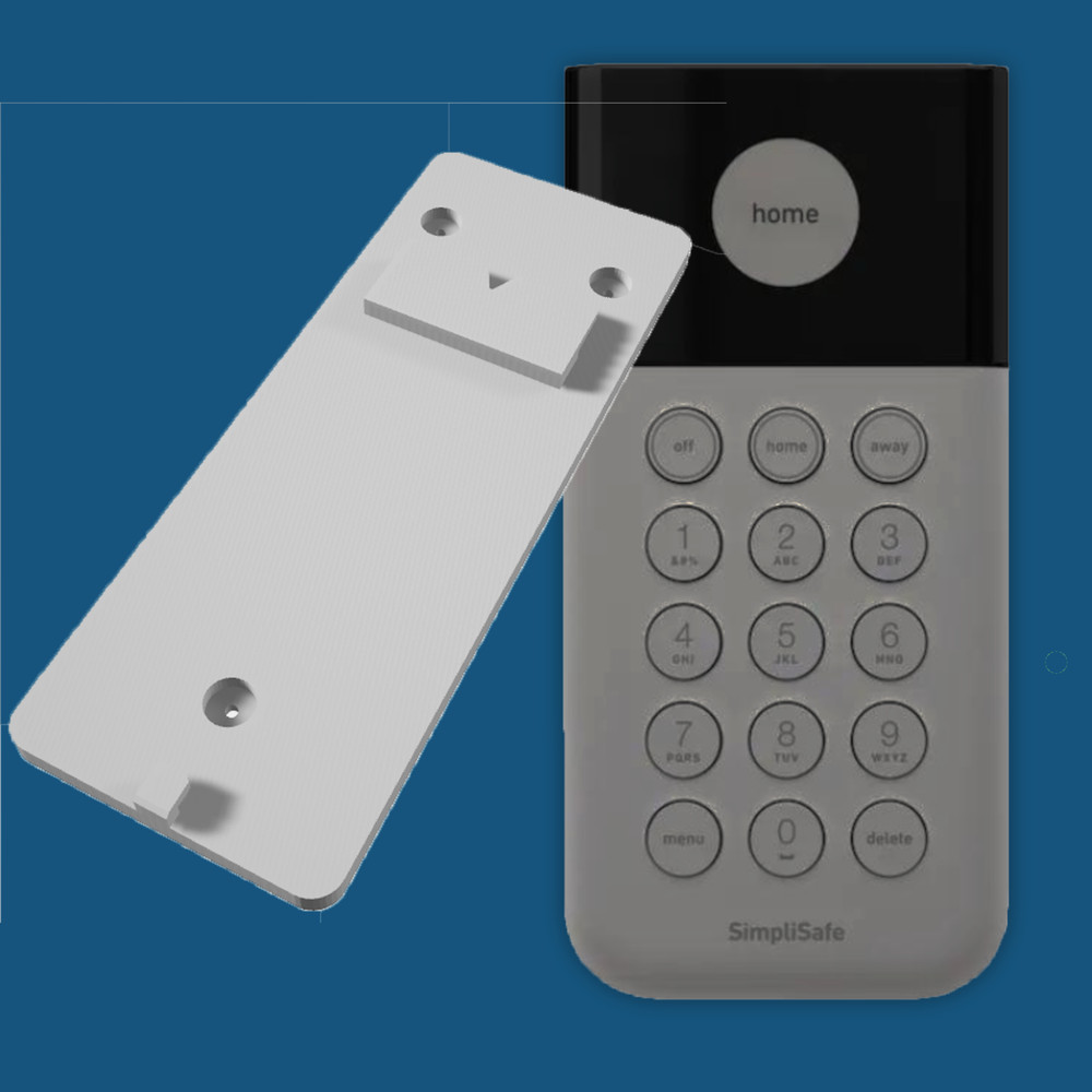 Wall mount for simplisafe keypad