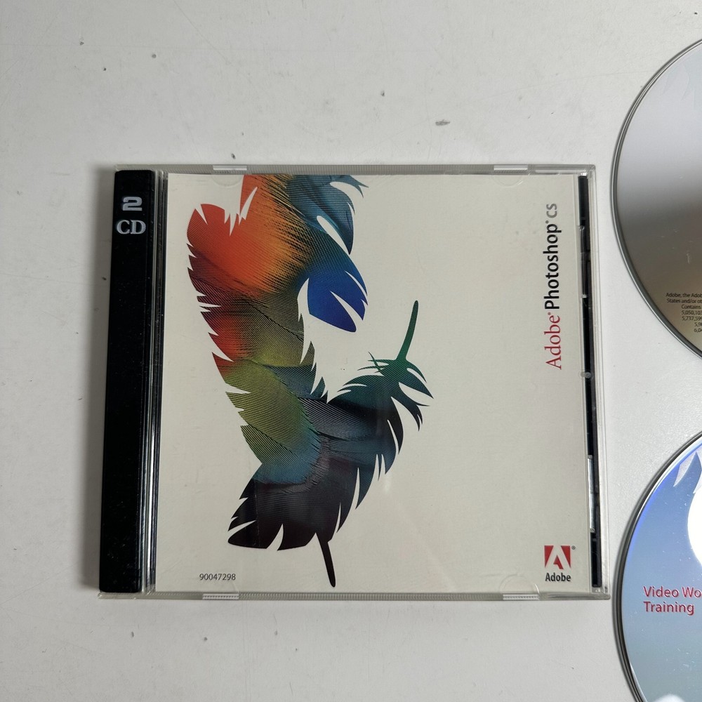 Adobe Photoshop Graphics Editing CS Macintosh - CS1 MAC Install Software CD