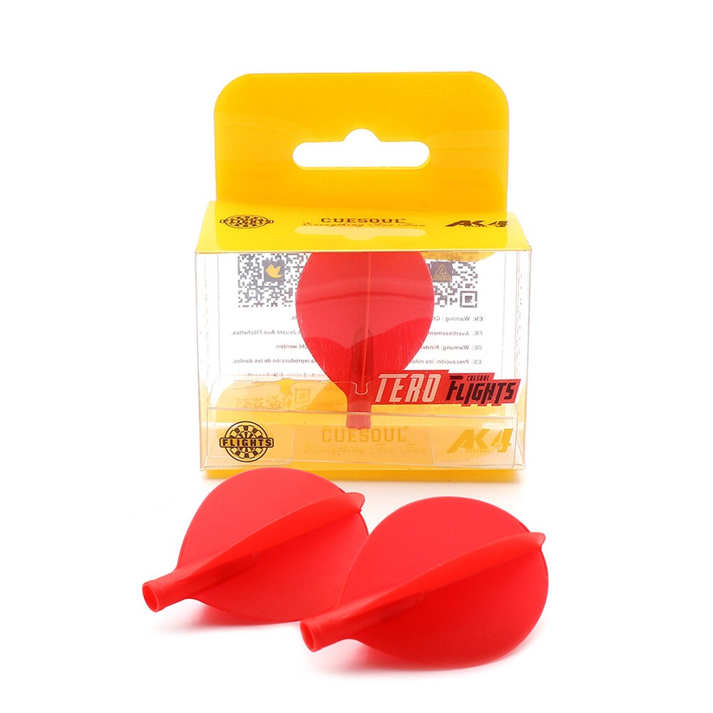 CUESOUL TERO AK4 Dart Flights-Solid Color Teardrop Shape