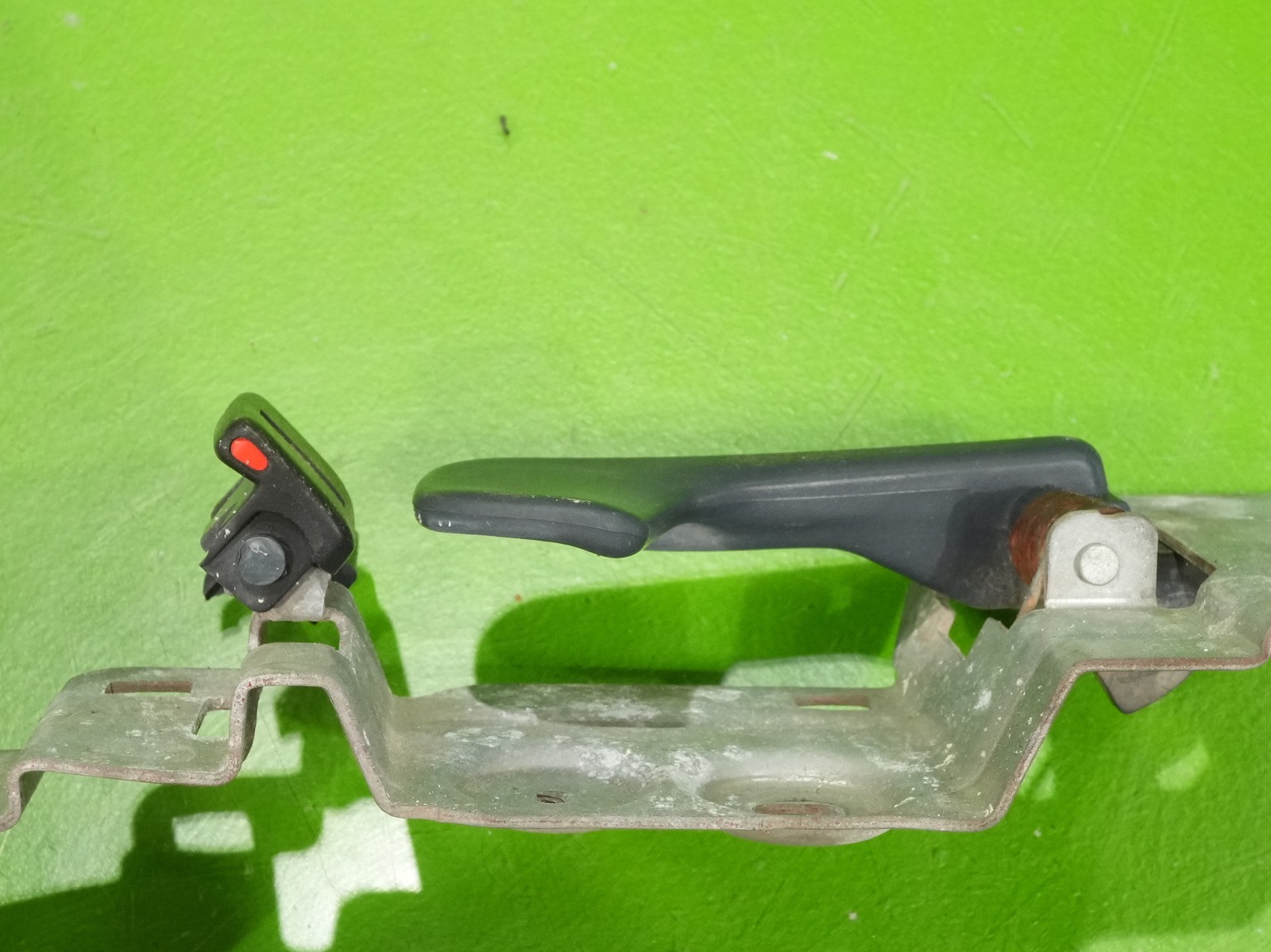 92-95 Civic OEM driver left interior door handle lever lock blue