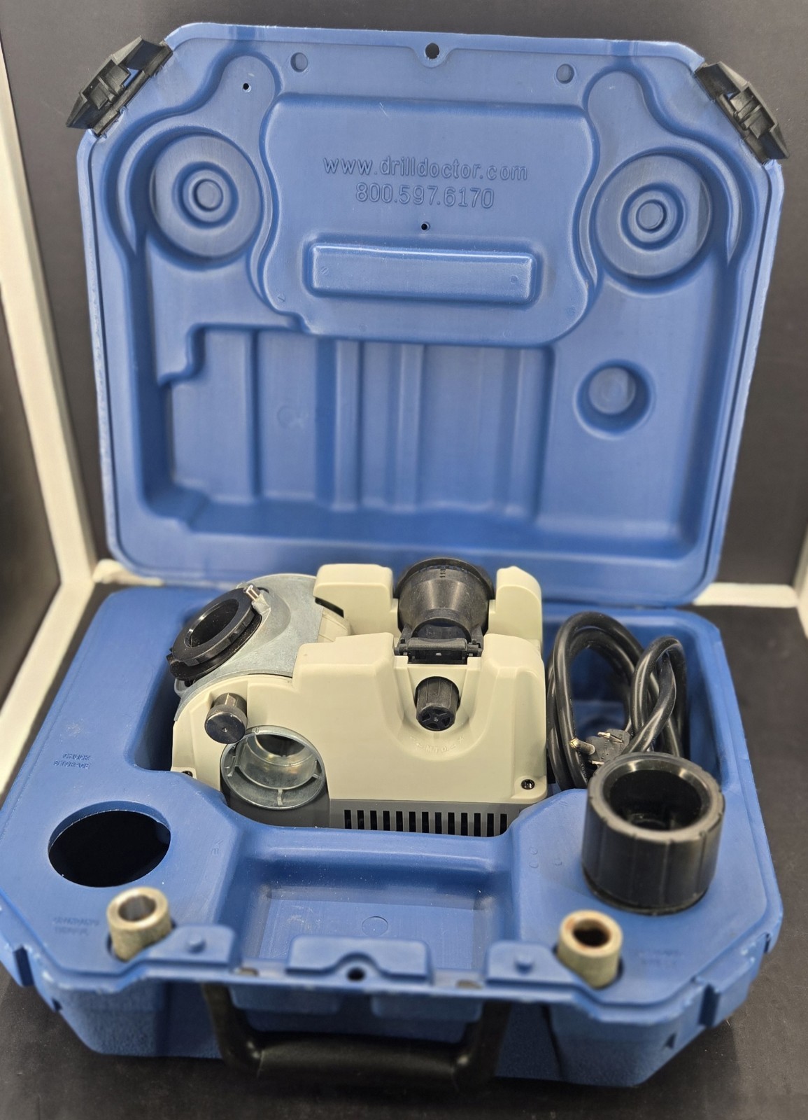 Drill Doctor DD750X Electric Drill Bit Sharpener, 3/32-3/4" High-Speed, Portable