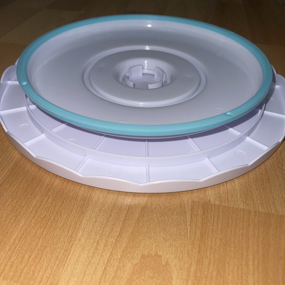 USED MICHAELS 11” Rotating Elevated Cake Stand For Decorating/Display