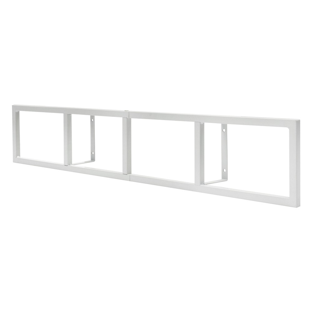 3pcs CD Wall Mount Racks CD Storage Holder Rack Display CD-DVD Stand White