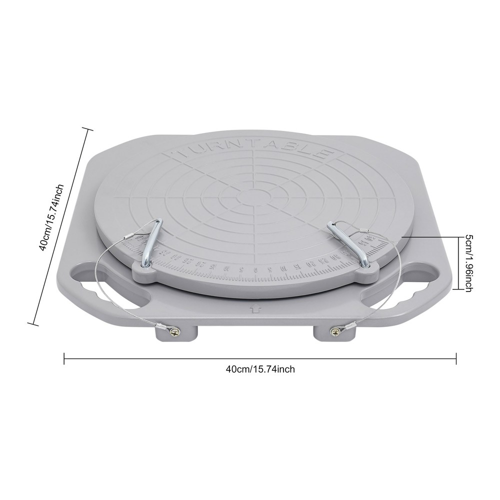 2Pcs Transition Wheel Alignment Turn Plates Corner Discs Blocks Thrust Pads