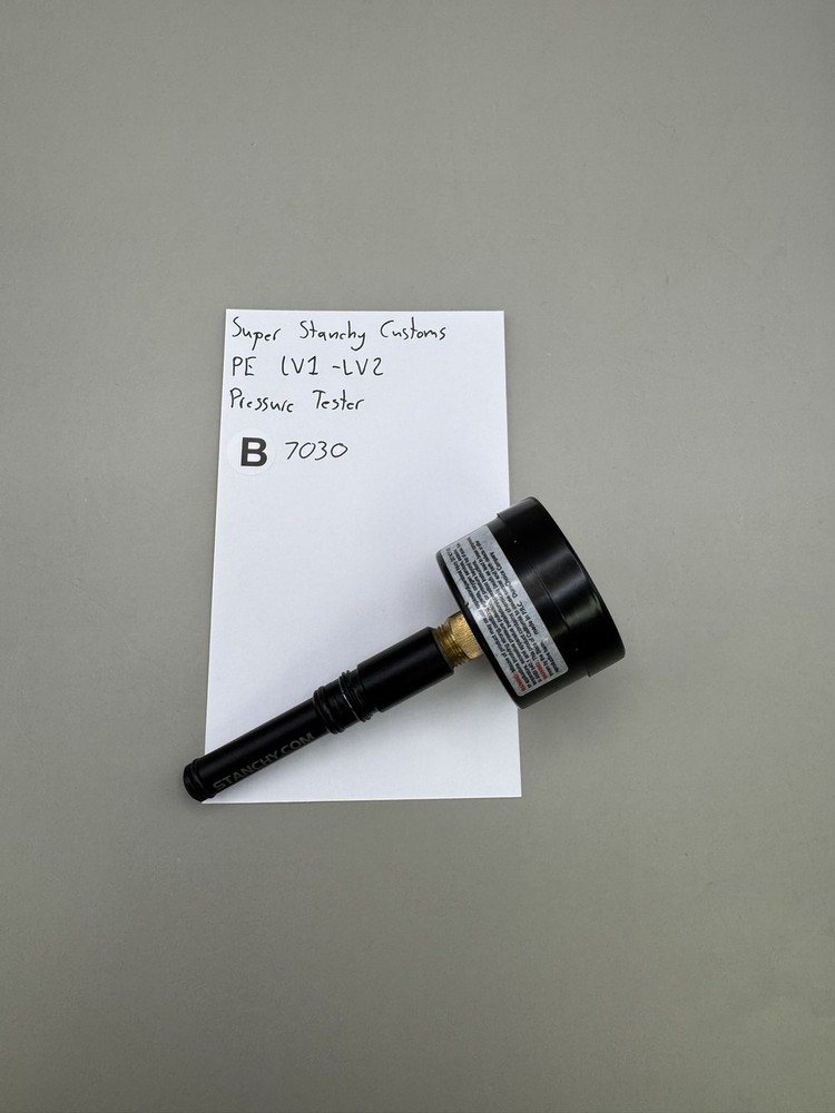 Super Stanchy Customs Planet Eclipse LV1 LV2 Pressure Tester Black