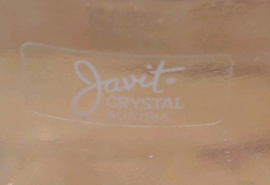 Javit Austria Crystal Pitcher 9 1/2"