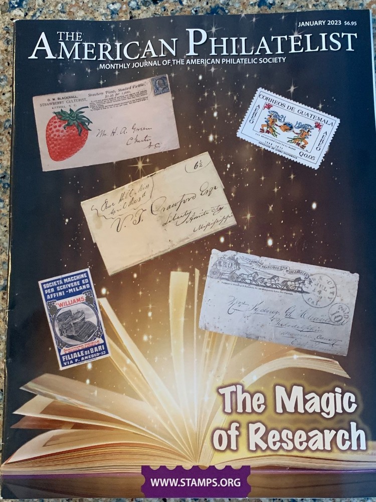 American Philatelist Magazine  2023,  January
