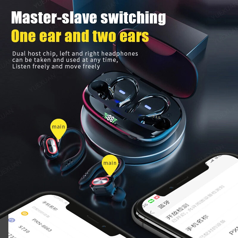 Audifonos inalambricos Bluetooth Auriculares Para Telefonos Tablet Universal ~