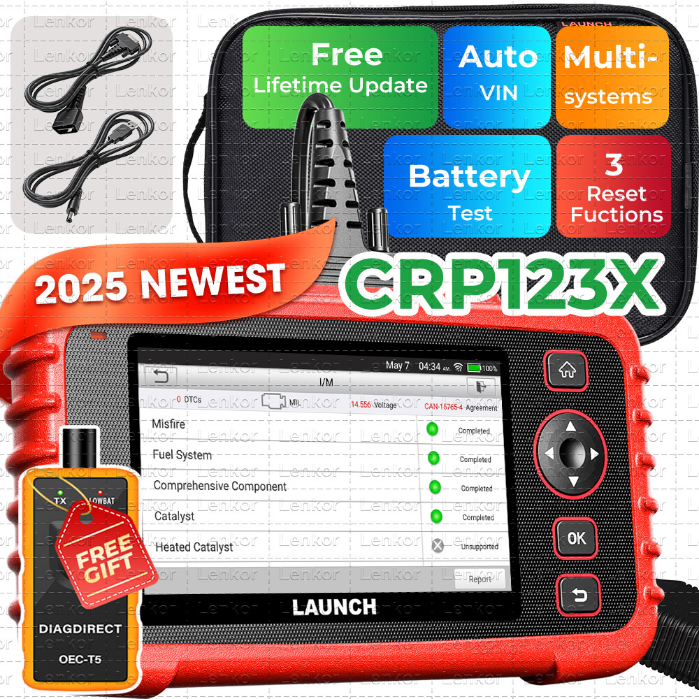 LAUNCH CRP123X OBD2 Scanner ABS SRS Code Reader Check Engine Car Diagnostic Tool