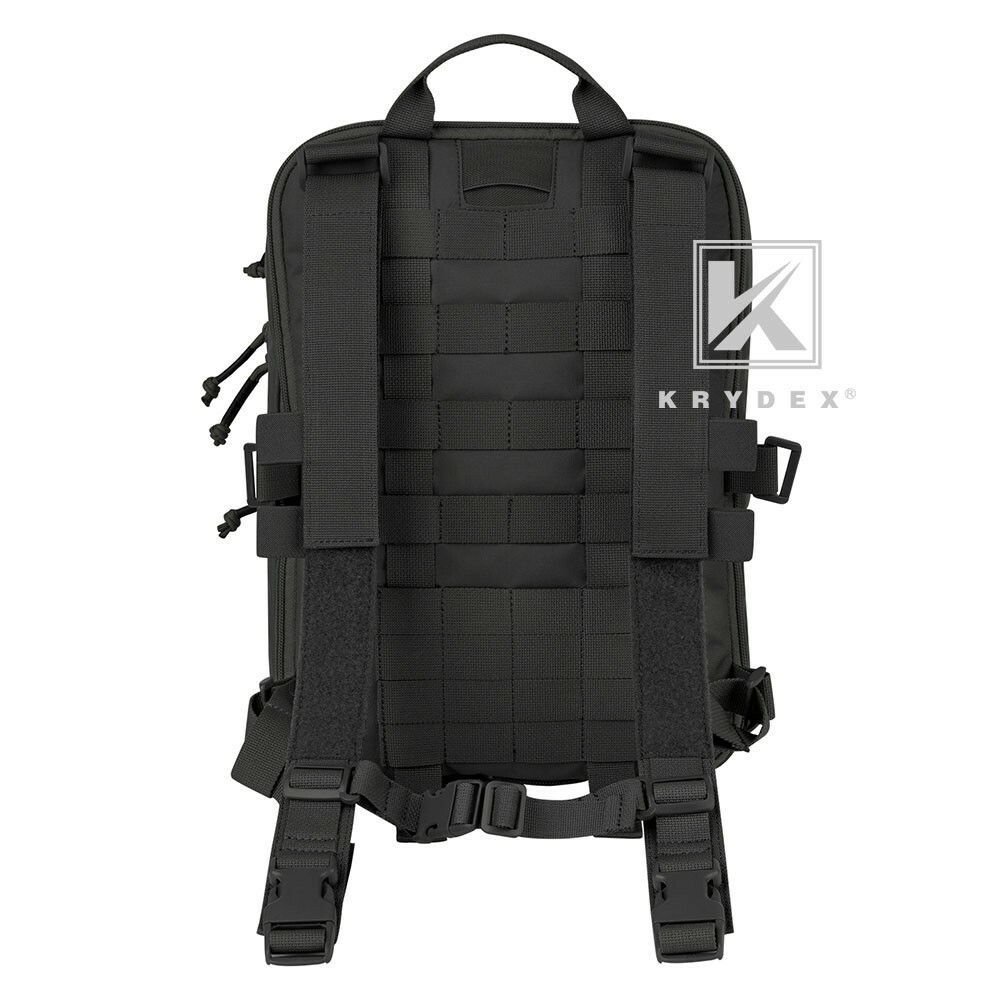 KRYDEX D3 Flatpack Tactical Expandable Backpack Military MOLLE Travel EDC Pack