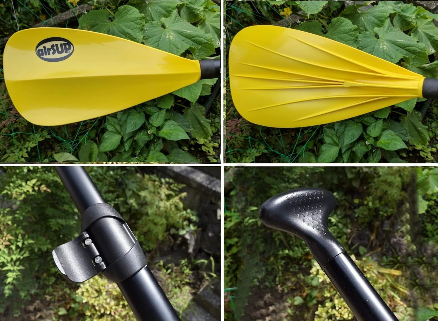 Tough 3 Piece Compact Paddle for Inflatable SUP Light 33oz with NO TWIST - Oval