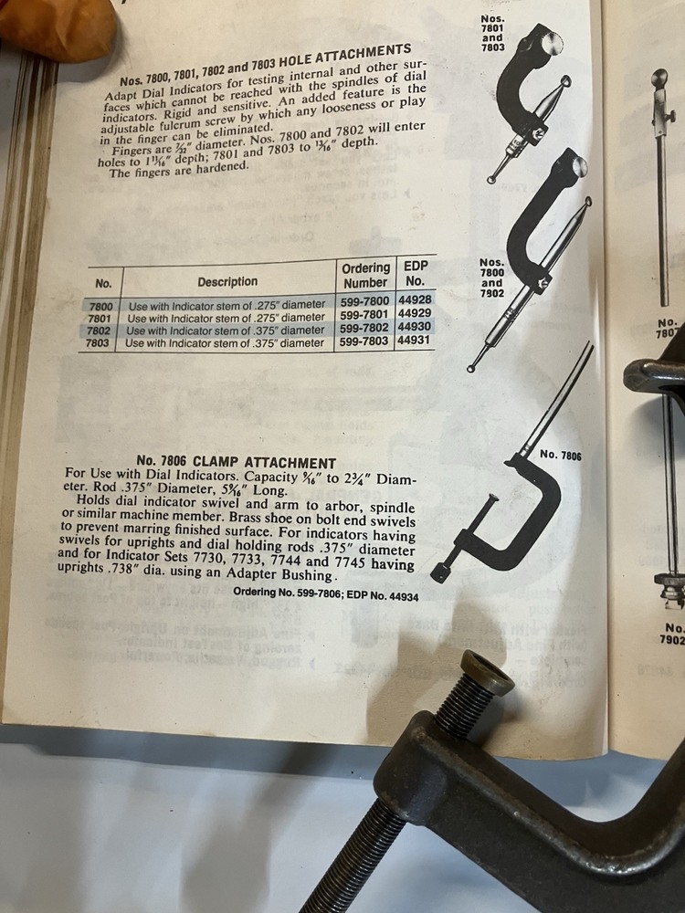B&S Indicator Clamp #7809