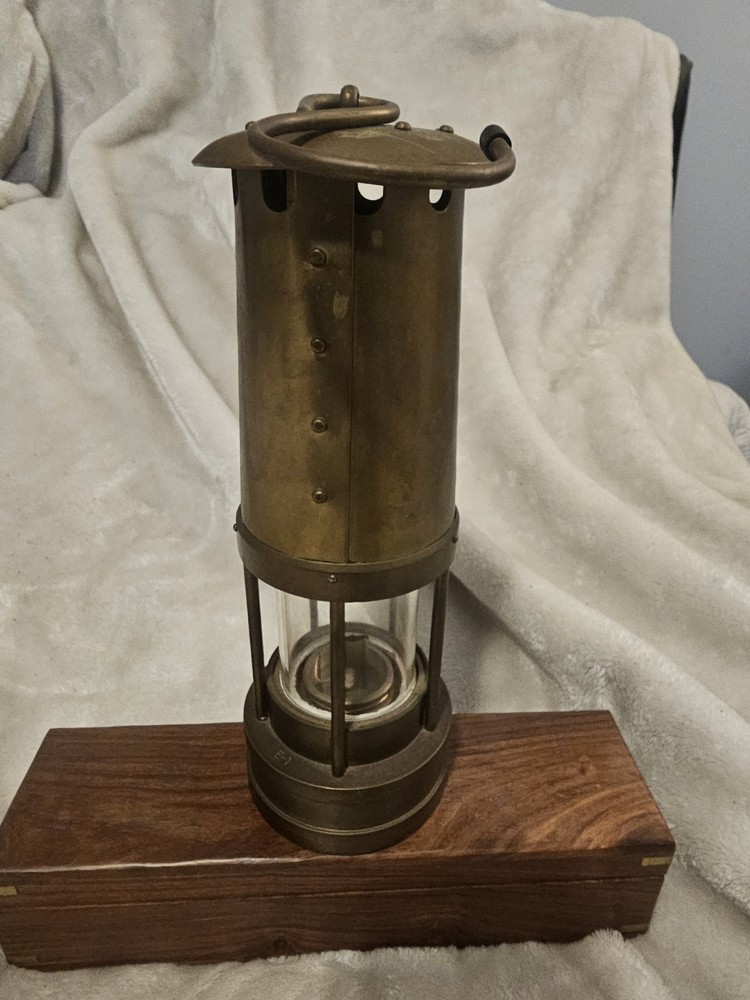 E. Thomas & Williams Ltd. Brass Miner’s Lamp Wales