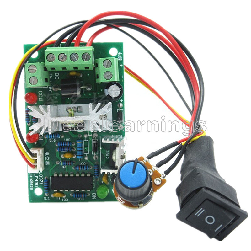 DC 10-36V Motor Speed Controller Reversible PWM Control Forward / Reverse switch