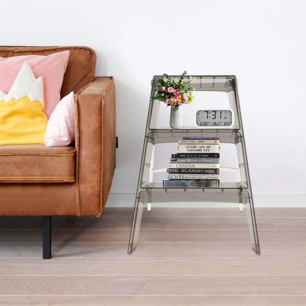 Folding Step Stool, Step Stools for Adults, 3 Step Ladder Folding Step Stool