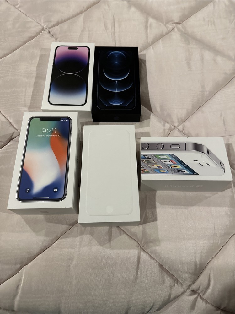 iPhone Boxes Lot