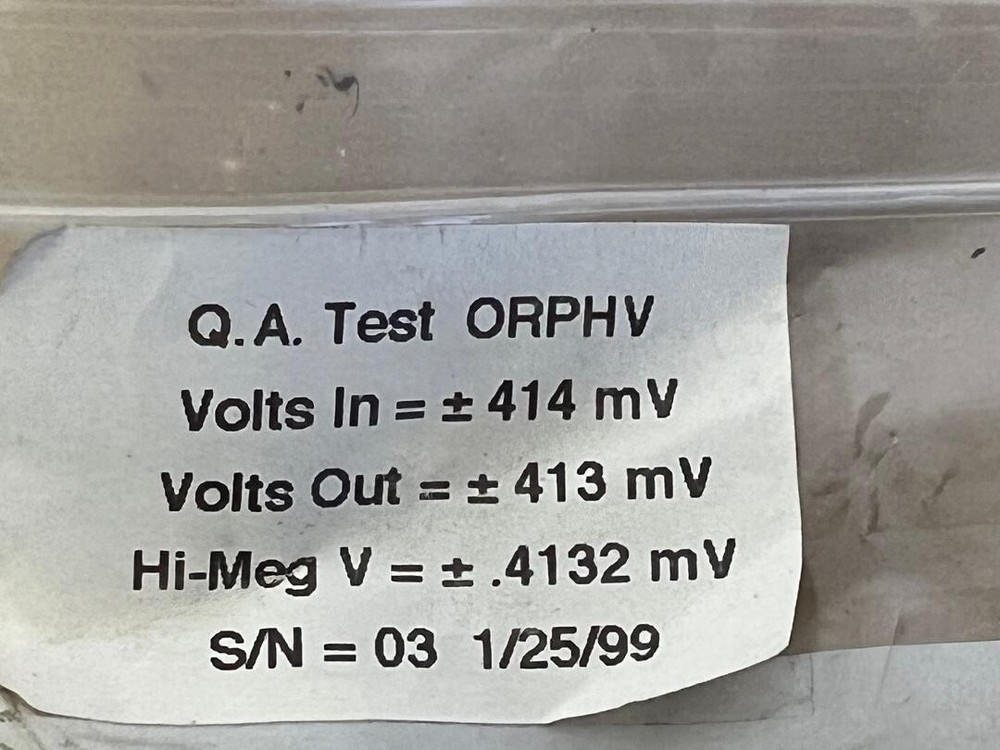 SDI SENSOR DEVELOPMENT INC MODEL PHV DC AMPLIFIER DIFFERENTIAL INPUT