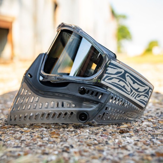 JT Spectra Proflex Paintball Goggle with Chrome Thermal Lens - Stratus Ice Smoke