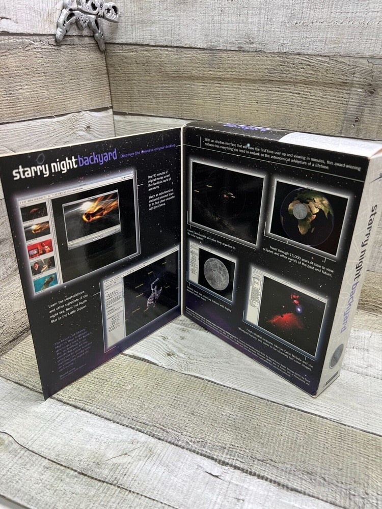 Starry Night Backyard 4.X Astronomy Software Windows Mac Version 4.X