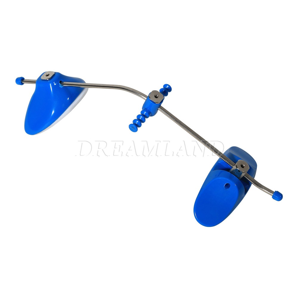 Dental Adjustable Orthodontic Face Reverse Pull Headgear Single Lever Red/Blue