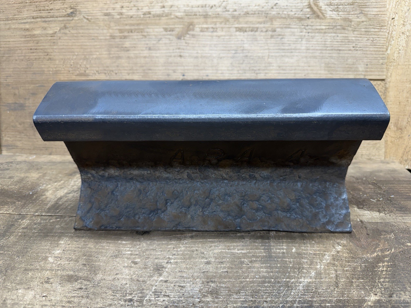 12 " Steel Railroad Rail Train track Anvil Collectible Blacksmith 29 Lbs