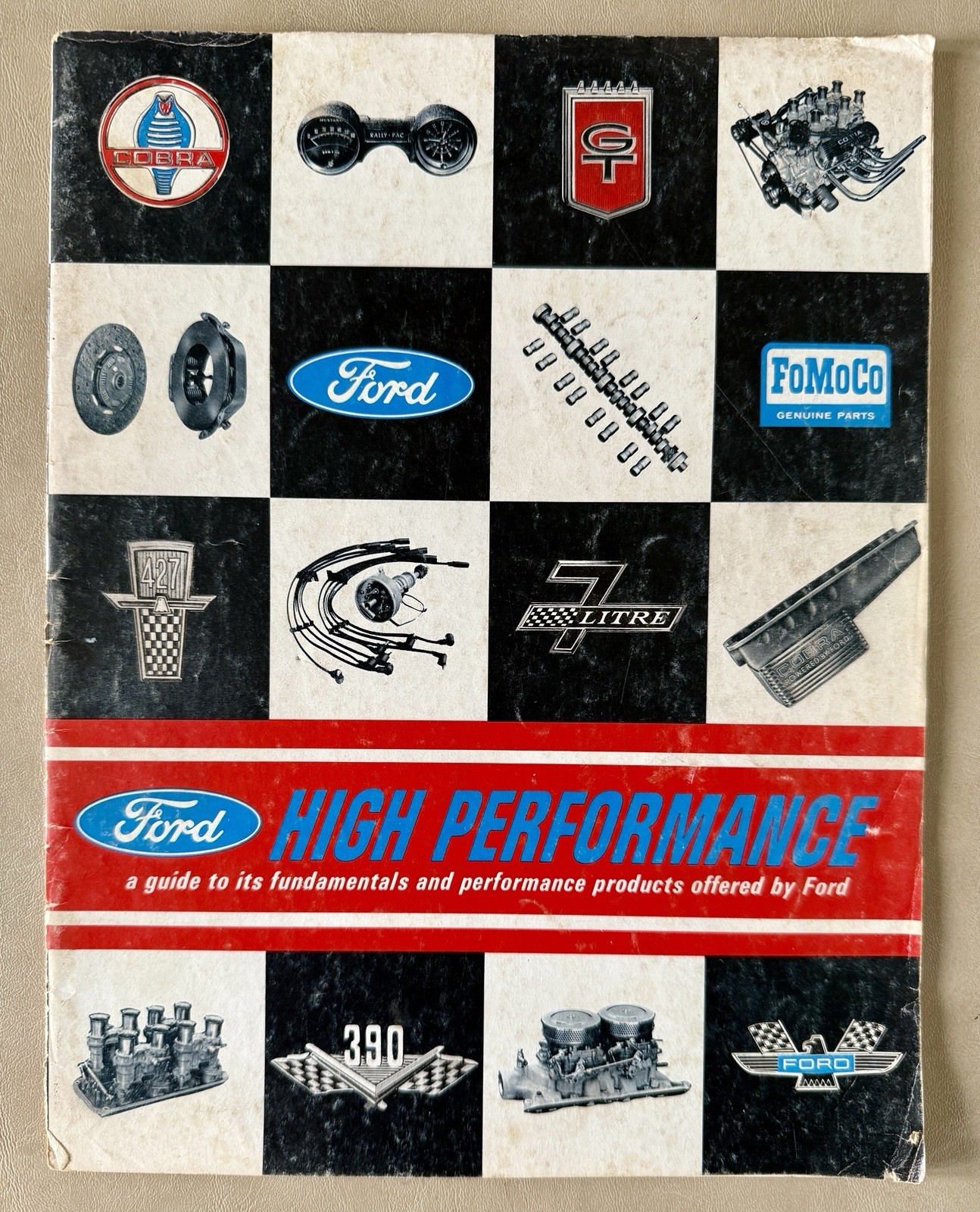 Ford High Performance Parts Catalog 1966 Brochure Cobra GT FoMoCo 427 Racing 289