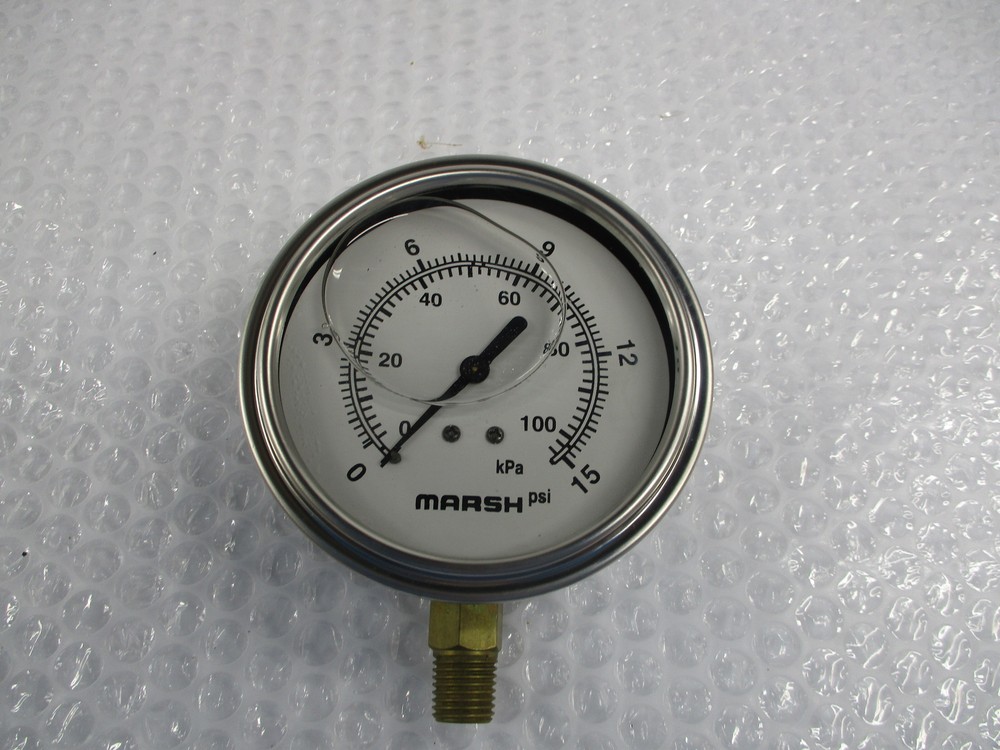 MARSH 0-15PSI GAUGE NSNP