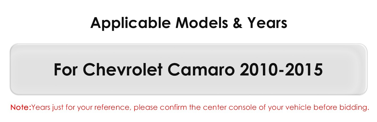 For Chevrolet Camaro 2010-2015 Android14 Radio Stereo FM Apple Carplay GPS Navi